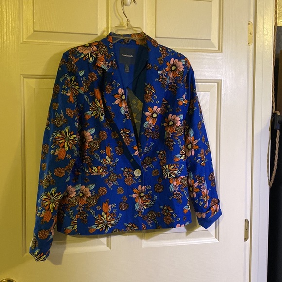 Modcloth 70s floral Blazer - Picture 2 of 3